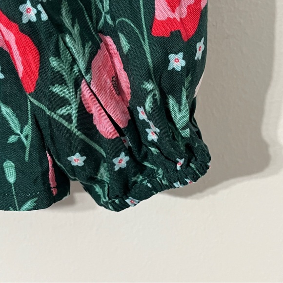 Matilda Jane Yesteryear Green Floral Tunic Top - Picture 4 of 6